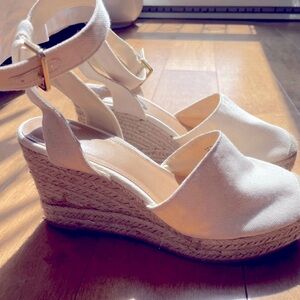 H&M Canvas Espadrilles Wedges